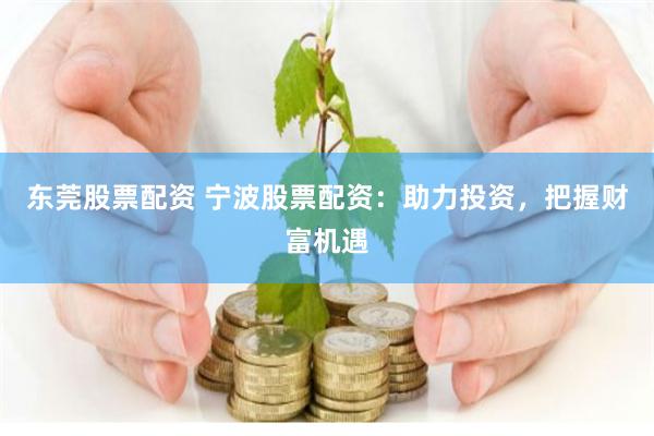 东莞股票配资 宁波股票配资：助力投资，把握财富机遇